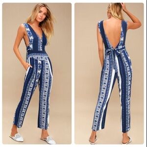 Free People All Shook Up Sleeveless Jumpsuit